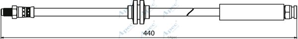 APEC BRAKING Тормозной шланг HOS3967